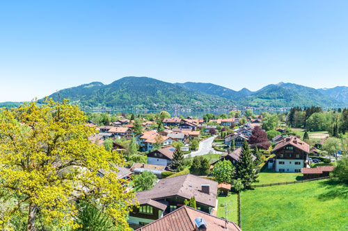 Ferienwohnung Hochsitz | Panorama Blick über Bad Wiessee